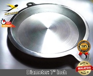 Metallogy 7 Inch Kuali Apam Balik Aluminium/ Pancake Mould/ Piring Kuih Ban Chang/ Kuali Apam Balik/