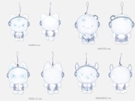 [現貨] AESPA 三巡場周 FANLIGHT DOLL KEY RING 娃娃 公仔 鑰匙扣 小卡 周邊