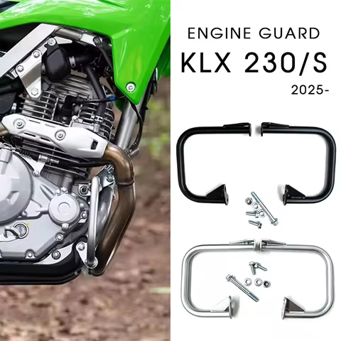 2025 2026 KLX230 KLX230S Motorcycle Engine Guard Crash Cages For KAWASAKI KLX 230 Engine protection 