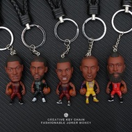 NBA basketball star cartoon doll keychain pendant