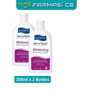 Rosken Skin Repair Whitening & Firming Cream 200ml x 2 Bottles (TWIN) EXP:04/2028 [ Farmasi CS ]