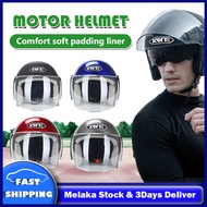 Adult Helmet Motorcycle 1/2 Half Helmet Breathable Safety Motor Helmet Unisex Teens Adult Universal Helmet Motorcycle Accessories Topi Keledar 头盔