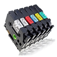 6 pcs 6mm Brother label tape TZe-111/211/411/511/611/711