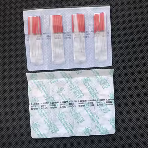 500pcs Facial beauty massage needle 0.16 * 7mm 0.16 * 13mm 500 disposable painless face needle