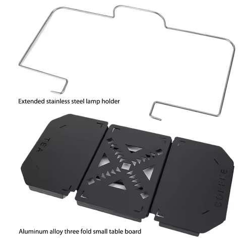 Folding Table Top Heavy Duty Table Board Plate Aluminum Alloy for Stanley Lunch Box 9.4L Camping Gea