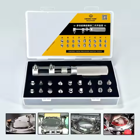 KWONG YUEN Watch Repair Tool Watch Claw Opener for Rolex Omega Back Cover Removal Watch Opener