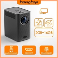 HONGTOP S30MAX Projector Mini Smart Portable Projector with WiFi and Bluetooth Pocket Outdoor Projec