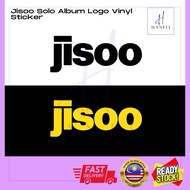 JISOO BLACKPINK ALBUM SOLO Logo design vinyl sticker ( Die-cut)