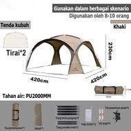 TENDA DOME CAMPING DOME TENDA OTOMATIS TENDA KANOPI BESAR OUTDOOR TENDA PIKNIK TENDA TAHAN HUJAN LUA