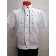 Polo Jacket Gusot Mayaman/ Office Uniform/ Linen/ Polo Barong