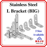 maju Sesiku L Keluli Tahan Karat L Bracket Stainless Steel Rak, Dinding, Perabot & DIY