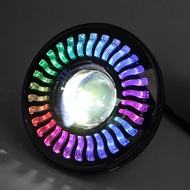 Motorcycle Car High Power Headlight Crystal Led 7 inch Round RGB Led Headlight for Jeep Led Headligh