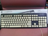 絕版良品 輕微泛黃 LOGITECH 羅技K310可水洗 USB鍵盤 雷射印刷 隨插即用 防水鍵盤
