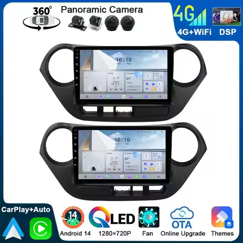 Car Radio Multimedia Video Player For Hyundai Grand i10 Xcent 2013-2019 Available in left-hand drive