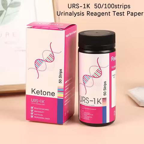 50/100 Strips Keto Test Strips For Ketogenic Atkins And Paleo Diets Ketosis Home Urinalysis Weight L