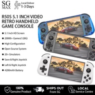 Game Console R50S Pocket Handheld Game Player Big Screen 5.1'' IPS 4200mah Portable Retro Consola 12