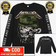 tshirt distro pria / kaos wanita lengan panjang /Kaos Metal Underground Tangan Panjang / Kaos Tangan