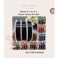 0.3 mm & 0.4 mm Colorful Wire - Brooch Wire - Brooch Material - Material Wire