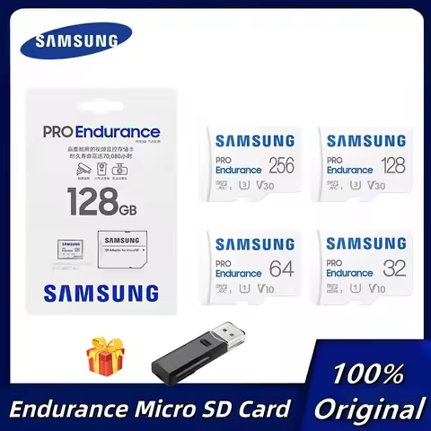 Original SAMSUNG PRO Endurance Micro SD 256G 128G 64GB 32GB U3 4K High Endurance TF Memory For Car D