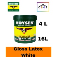 BOYSEN Gloss Latex White 4L