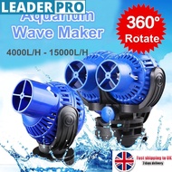 6/8/12/16W Aquarium Fish Tank 360 Water Wave Maker Pump Powerhead Magnet Base 4000-15000L/H Wave Mak