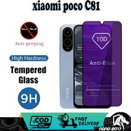TEMPERED GLASS BLUE XIAOMI poco C81 C81 PRO ANTI RADIATION/BLUE