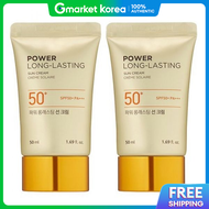 The Face Shop Power Long-Lasting Sun Cream SPF50+ PA+++ 50 มล. x 2
