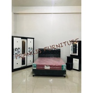 BEDROOM SET MINIMALIST BEDROOM SET MINIMALIST BED 1 SET BEDROOM WARDROBE AND DRESSING TABLE