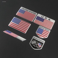 American Flag Car Sticker Meriken Flag Car Logo Car Scratch Blocking Sticker Metal American Flag Bod