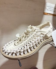 全新🌸 KEEN Uneek 編織溯溪鞋 防滑耐磨戶外涼鞋 米白色 男女同款 Outlet 原廠正品