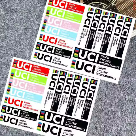 U-UCI Bicycle Decal Set High Quality Printed and Cut Stickers Motorcycle Sticker