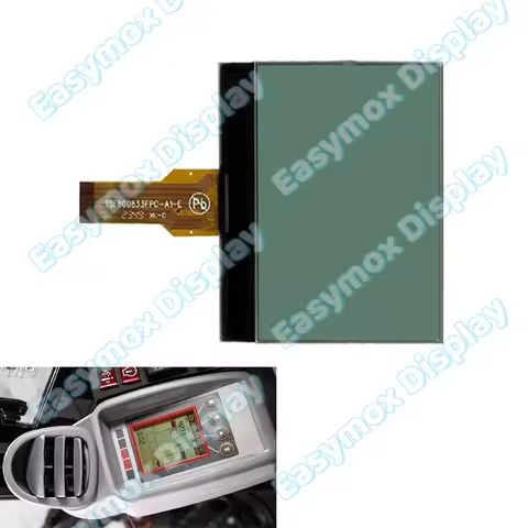TSF8G0833FPC LCD Display for Hitachi Excavator EX48 ZX30U ZX33U ZX35U ZX40U ZX48U ZX50U Monitor Scre