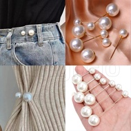 10PCS Pearl Brooches Pin Sweater Shawl Clips Pearl Brooch Pins for Women Cardigan Sweater Clip Pearl