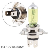 12V H4 100/90W 2500K Yellow Halogen Headlight Bulb, Waterproof Quartz Lamp