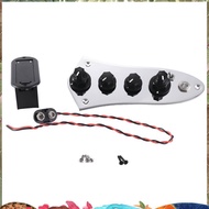 Universal 5 Jazz -08  Loaded Control Plate for 4/5 String  Guitar Spare Parts Accessories