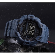 Jam Tangan Pria Digital SKMEI 1472 BlueDenim Water Resistant 50M