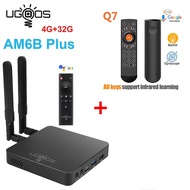 Ugoos AM6B plus Amlogic S922X-J 9 Smart TV Box 4GB DDR4 32GB Wifi 6 1000M BT5.0 4K Set Top Box AM6 P
