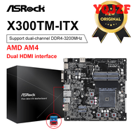 [YQJZF] ASROCK เมนบอร์ด X300TM-ITX ใหม่ความจุ64GB ช่องคู่ DDR4 M.2ช่อง AM4เมนบอร์ด MINI-ITX สำหรับ A