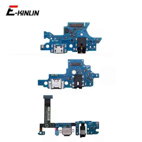 Charging Connector Plug Port Dock Board With Mic Microphone Flex Cable For Samsung Galaxy A9 Pro A8 