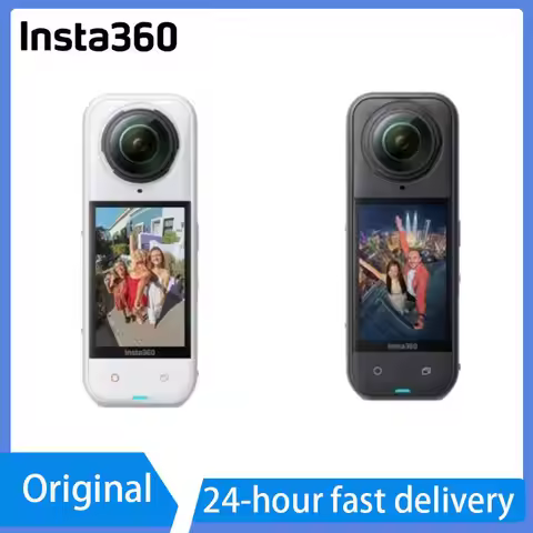 Original Insta360 X5 White Waterproof 8K 360° Action Camera Lenses 8K 30fps 360° Video X5 Action Cam
