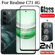 2in1 For Realme C71 4G Screen Protector Film Transparent Phone Screen Protector For Realme C71 4G Re