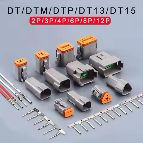5/10/20 Sets Deutsch DT DTM/DTP/DT15/DT13 Waterproof Wire Automotive Connector Kit DT06-2S DT04-2P D