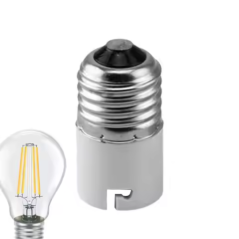 B22 To E27 Lampholder Adapter Fireproof Screw E27 To Bayonet B22 LED Lamps Corn Bulb Light Socket Ad