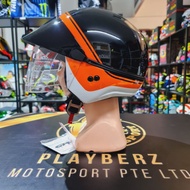 GPR GK09 *PSB APPROVED BLACK ORANGE HELMET