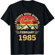 Vintage T-Shirt Celebrating The 41th Birthday The Legend Was Born In February. 1985
