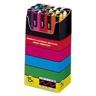 三菱鉛筆 水性簽字筆 Uni Posca 細字圓頭 PC3M 15色套裝