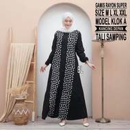 GAMIS JUMBO TWILL CAP MALAMAN SIZE FIT XXL LD 120 CM PB 135 CM- RAYON PREMIUM QUALITY - DRESS ARABIA