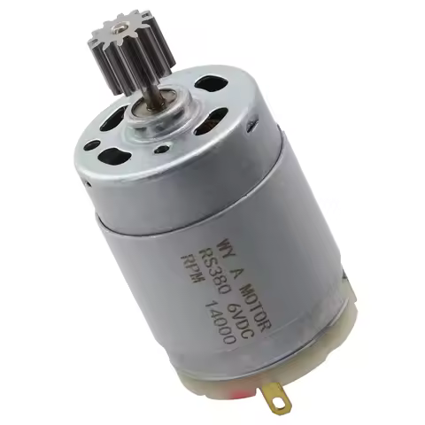 Children's Electric Car Motor RS550 RS390 RS380 12V 6V RS555 24V 10 Teeth 1 Cm Children's Car Motor 