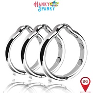 Pleasure Plunger – Stainless Steel Penis/Cock Ring, Erection Stay-Hard Sex Toy for Men