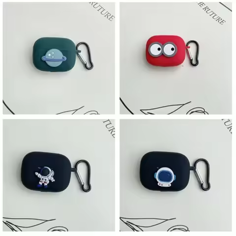 for 1MORE ColorBuds 2 Cover ComfoBuds2 /ComfoBuds Pro Silicone Earphone Protective Case Cartoon fund